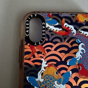 Casetify Vibrant Koi Fish Phone Case - Blue and Orange